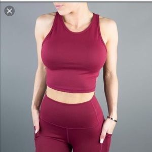 ON HOLD DO NOT BUY Buffbunny Merlot Aurora Crop